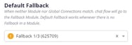 Use Fallback Modules when user input is not understood
